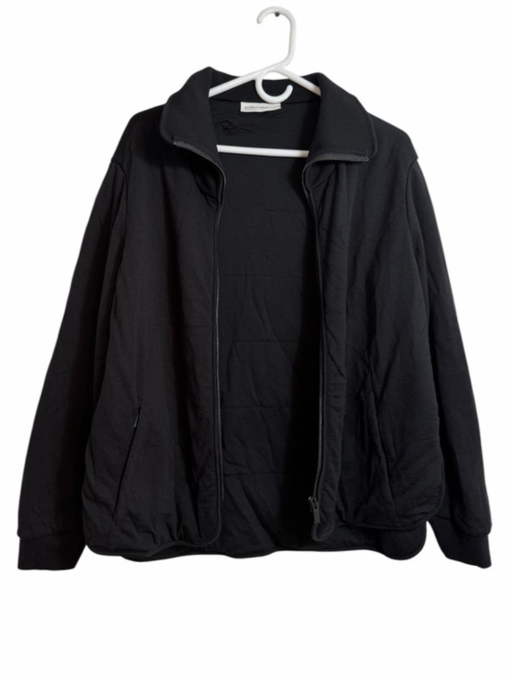Icebreaker Black Wool Zip Jacket